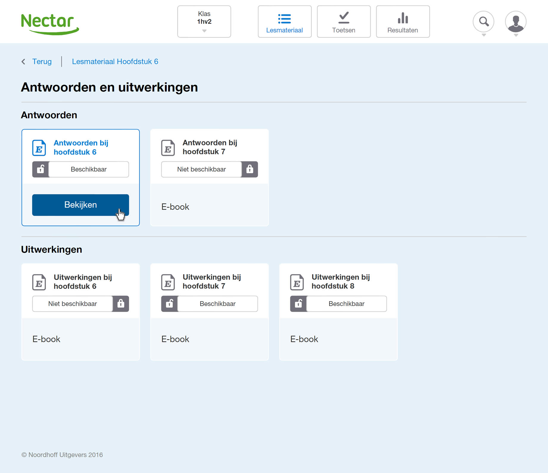 Noordhoff Methodeportal - Antwoorden en Uitwerkingen