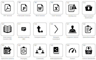 Noordhoff Webfont Iconen