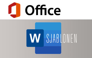 Office Word-sjablonen